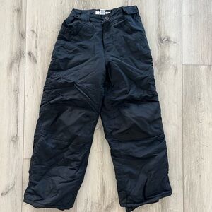 Black Kids Snow Pants